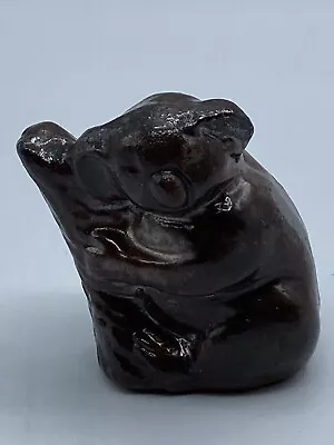 Buy Vintage Red Ware Pottery Koala Brown Bear Figurine Carved Pottery • 7.53£