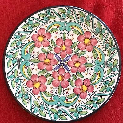 Buy Beautiful Spanish 5 /12cm Ceramic Wall Hanging Plate Excellent Condition M • 8£