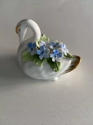 Buy Vintage Royal Adderley  Floral Bone China Flowers In Swan Made In England • 5£