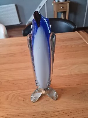 Buy Vintage Murano Glass Penguin Stem Vases. • 20£