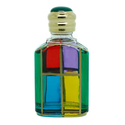 Buy Murano Glass Perfume Bottle Multi Coloured Gold Yellow Red Blue Varied Shapes • 12.95£