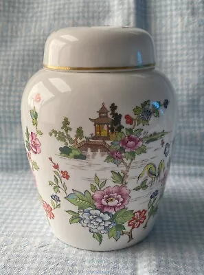 Buy Crown Staffordshire Bone China Ginger Jar Pagoda Design • 8£