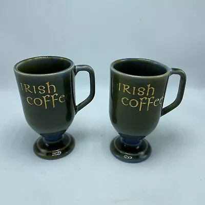 Buy Irish Porcelain Coffee Cups Mugs Made In Ireland Handled Irish Coffee Wade Blue • 16.56£