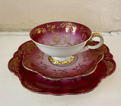 Buy Vintage Johann Seltmann Bavaria 3 Trio Tea Cup,Saucer,Plate Porcelain Bavaria • 38.43£