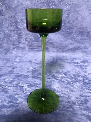 Buy Vintage Wedgwood Large Glass Green Brancaster Ronald Stennett Wilson Candlestick • 48£