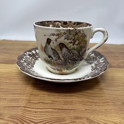 Buy ROYAL WORCESTER/PALISSY GAME SERIES OVERSIZED BREAKFAST CUP & SAUCER - Ducks • 11.76£