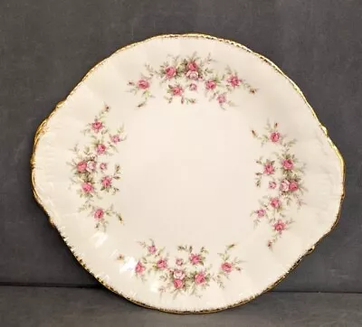 Buy Vintage Paragon Fine Bone China Victoriana Rose Eared Cake Plate. 26.5cm. • 12£