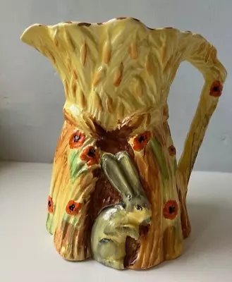 Buy Vintage Burleigh Ware Harvest Ceramic Jug - Rabbit In Wheatsheaf - 18cm- Vgc • 9.99£