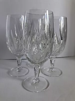 Buy Vintage Gorham Crystal Nocturne Iced Tea Glasses Stemmed 14 Oz Set Of 4 Mint • 122.94£