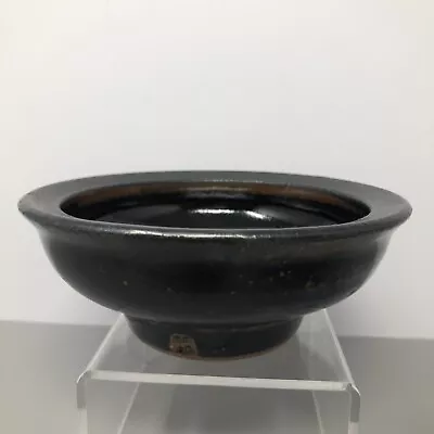 Buy Nic Harrison For Trelowarren Pottery Small Bowl Flared Rim Tenmoku Glaze #740 • 25£