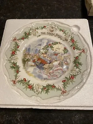 Buy Royal Doulton Brambly Hedge The Snow Ball Collector Plate • 15£