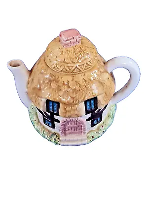 Buy Vintage Leonardo Thatched Cottage Ware Novelty Teapot Decorative Ornament • 6.75£