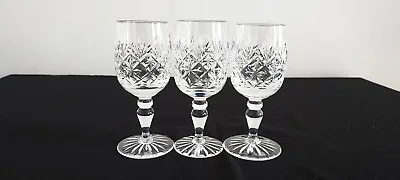 Buy Thomas Webb England Crystal Cut Glass 3 Not All The Same Wine Glasses • 14£
