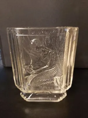 Buy Vintage Sowerby Glass Vase Pandora's Box Clear Glass • 10£