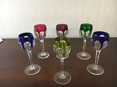 Buy 6 Glasses Liquor Lined IN Crystal Baccarat (Price To Unit) • 141.14£