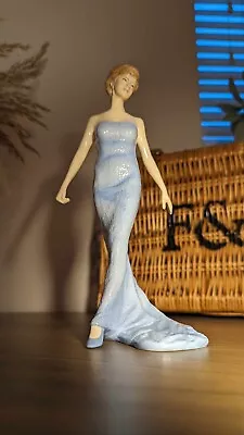 Buy Royal Doulton Princess Of Wales Diana Blue Dress Figurine 23cm China Figure • 20£