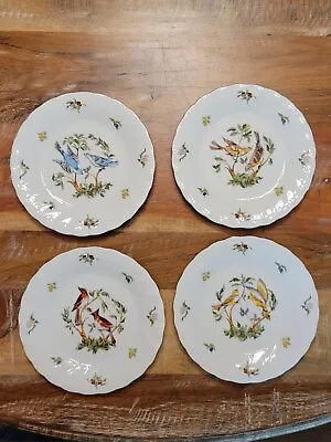 Buy 12 Pc Vintage Woodland Melody China 3 Piece Dish Sets Of 4 Birds Briard Georges • 139.94£