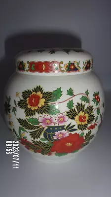 Buy Pretty Vintage SADLER Ginger Jar With Lid In Floral Pattern • 14.95£