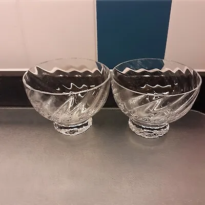 Buy Small  Caithness  Crystal Glass  Bowls X 2 • 8£