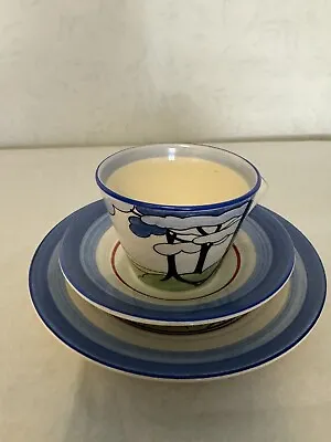 Buy Wedgwood Clarice Cliff Centenary Conical Tea Cup, Saucer And Plate • 125£