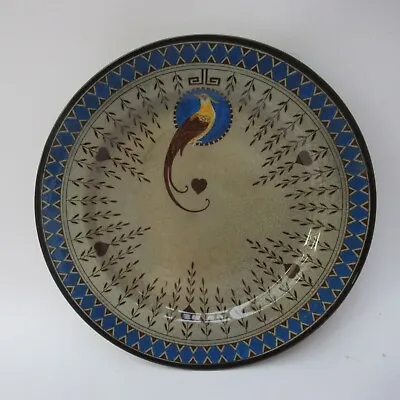 Buy Royal Doulton Titanian Ware Bird Of Paradise Plate, C1925 • 70£