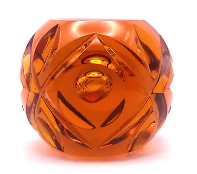 Buy Whitefriars Full Lead Crystal Gold Glass Paperweight Pattern Number C671 1978 • 45£