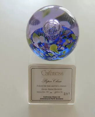 Buy Caithness Limited Edition Paperweight - Paper Chase - Boxed Pre Owned Ex Cond. • 37.99£