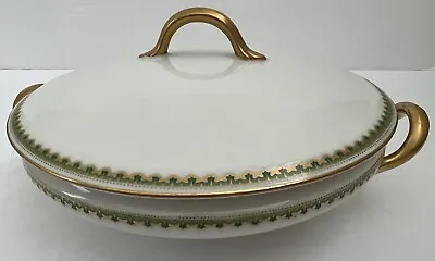 Buy Theodore Haviland Limoges France China - Gold Band - Oval & Round Covered Dishes • 26.46£