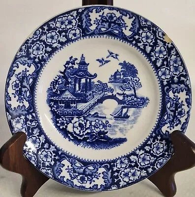 Buy Vintage Olde Alton Ware England Blue/White Pagoda Side Plate • 5£