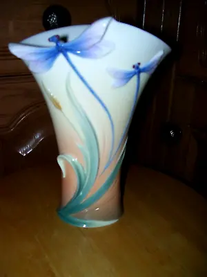 Buy Beautiful Franz Dragonfly Vase Signed Shun John 201416 • 80£