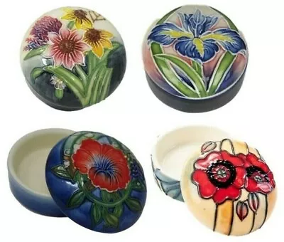 Buy Ceramic Trinket Box Old Tupton Ware Tube Lined Hand Painted Made Flowers New • 15.90£
