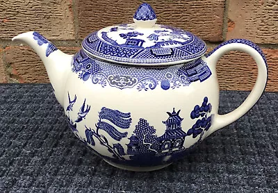 Buy Johnson Brothers Willow Pattern 2 Pint Tea Pot 25 Cms In Width/ 15 Cms Height • 15£