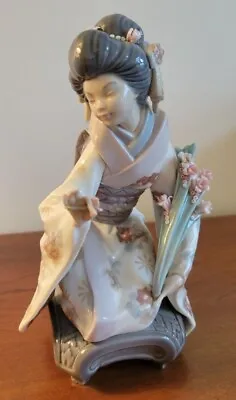 Buy Lladro Geisha Girl Figurine #1450 Kiyoko Made In Spain - Mint Condition - No Box • 185.61£