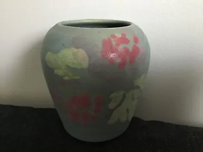 Buy Small Decorated Pottery Vase By Carol Wynne Morris, Conwy Wales. • 8.50£