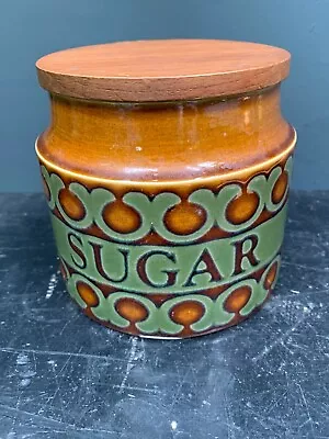 Buy Hornsea Bronte Sugar Medium Storage Jar Wooden Lid • 12£