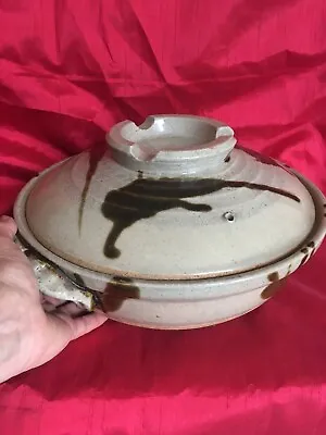 Buy Vintage C. Mid Century Donabe Japanese Casserole Pot Studio Pottery Hamada Era? • 350£