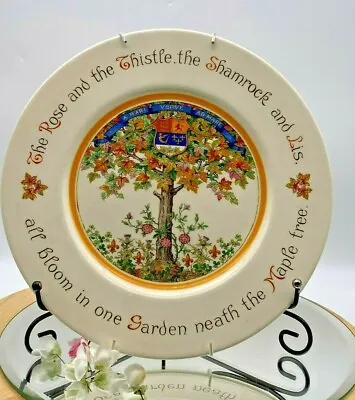 Buy Royal Doulton Porcelain Decorative Collectible Plate With Hanging Rack • 48£