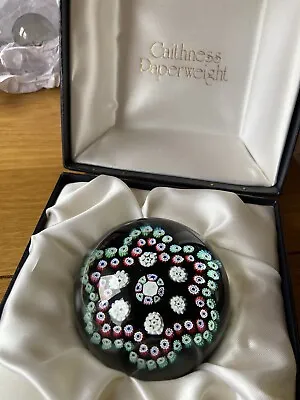 Buy Caithness Glass Paperweight ‘Garland’ Limited Edition • 75£