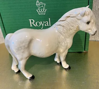 Buy Royal Doulton Horse Shetland Pony Woolly Mare Da 185 Grey Gloss Perfect Boxed • 55£