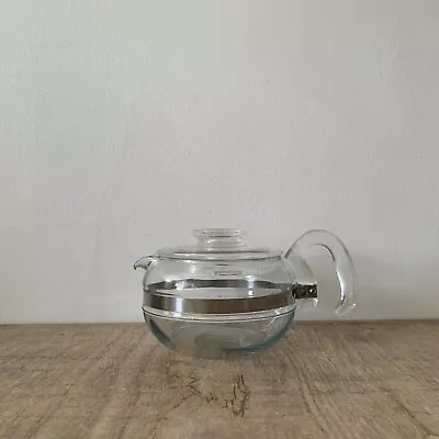 Buy Vintage Retro Pyrex 8446B Glass Tea Kettle Coffee Pot With Lid 6 Cup Kitchenalia • 32.50£