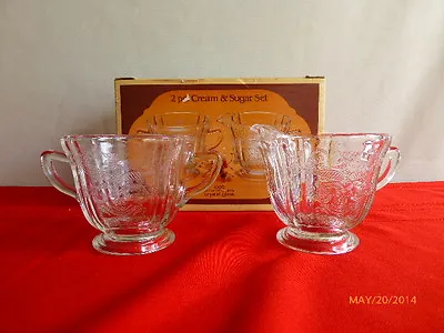 Buy Vintage Indiana Glassware Set Original Box EUC Beautiful Crystal Pair Lot Of 2 • 13.23£
