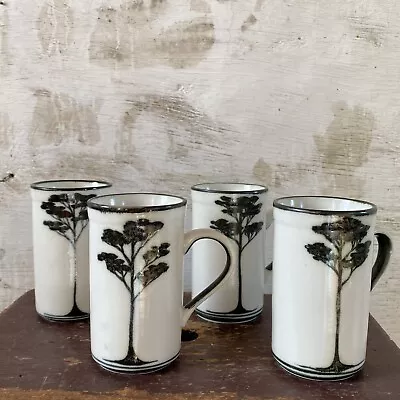 Buy Dianne Brady New Zealand Studio Pottery Mugs X 4 • 35£