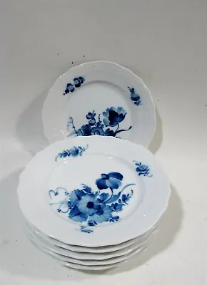 Buy Vtg Royal Copenhagen China Blue Flowers Curved 6 - #615 Bread Plates 6.25  • 170.36£