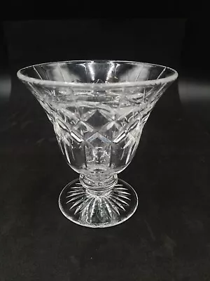 Buy Vintage Cut Glass Crystal Vase With A Flower Frog 13 Cm (5.1 )  Tall • 15£