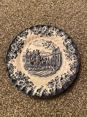 Buy Vintage Johnson Brothers Coaching Scenes Plate • 20£