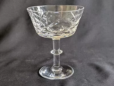 Buy Vintage Crystal Tall Sherbet - Champagne Glass • 15£