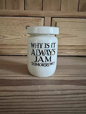 Buy Rare Miniature Emma Bridgewater Jam Jar ‘Why Is It Always Jam Tomorrow’ • 45£