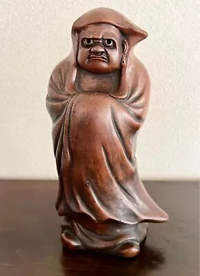 Buy DARUMA MONK BIZEN Ware Pottery Statue 9.8 Inch Old Japan Vintage Figurine Figure • 151.67£