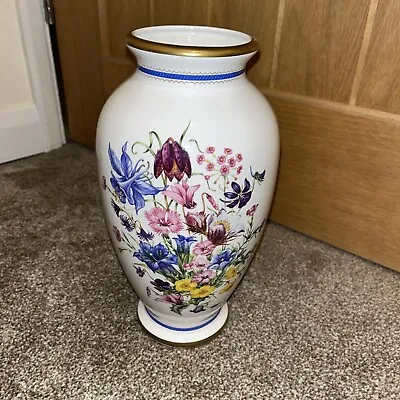 Buy Alpine Glory Franklin Mint Porcelain Vase Chelsea Flower Show By Marjorie Blaney • 19.99£