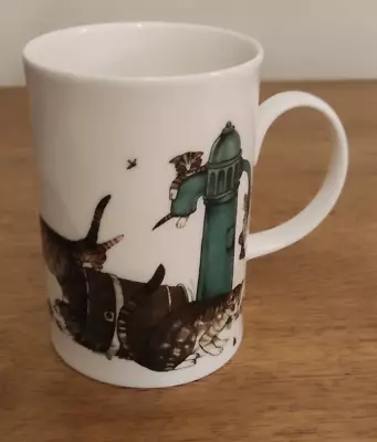 Buy Dunoon China Mug “Alley Cats” Designed By Cherry Denman • 9.50£